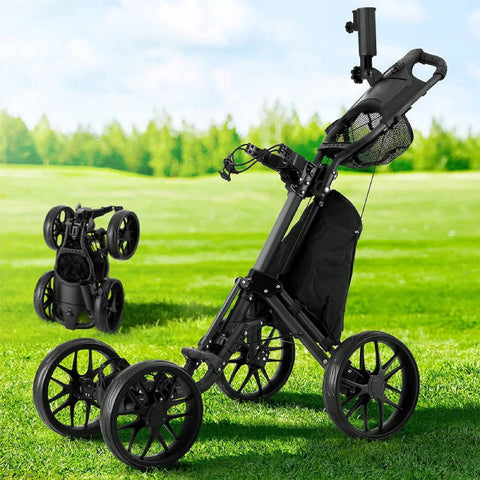 Four Wheel Golf Push Cart