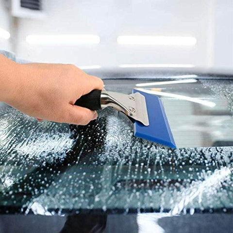 Angled Squeegee Window Film Tool