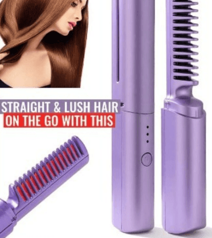 Anti-Slid Hair Styling Comb Straightener