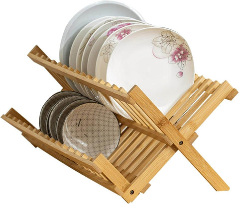Bamboo Dish Drying Rack (34x40cm)