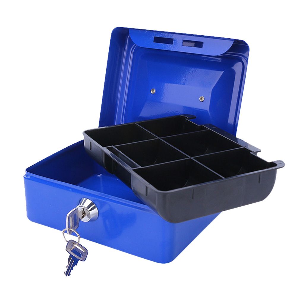 Metal Cash Box (Medium)(20x16x8.3cm)