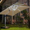 Luxury LED Patio Umbrella With Night Lighting