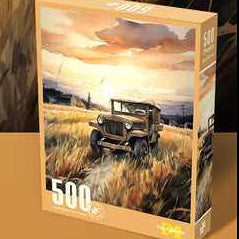 Designed Puzzle (500pcs)(Car)(508x360mm)