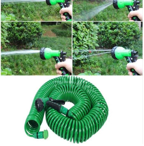 Retractable Coil Magic Flexible Garden Hose (15m)