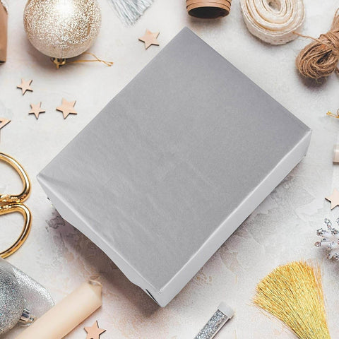 Ultra-Premium Shimmer Tissue Wrap (Silver)(10 pcs)