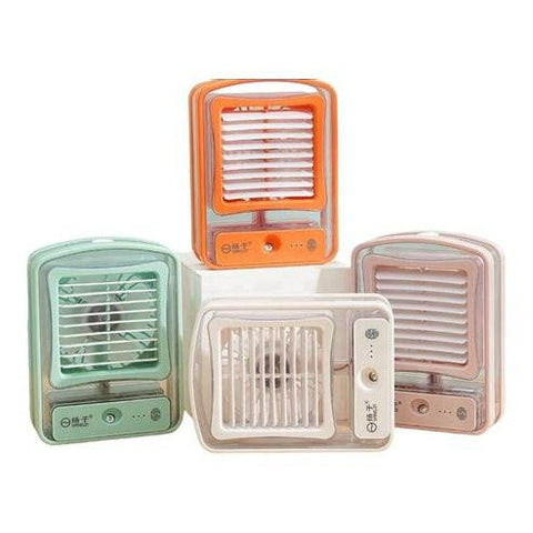 Water Cooled Desk Fan With Humidifier Spray