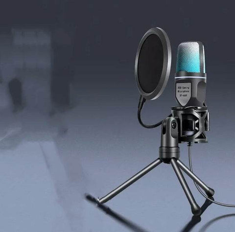 Full RGB Capacitor Desktop Microphone