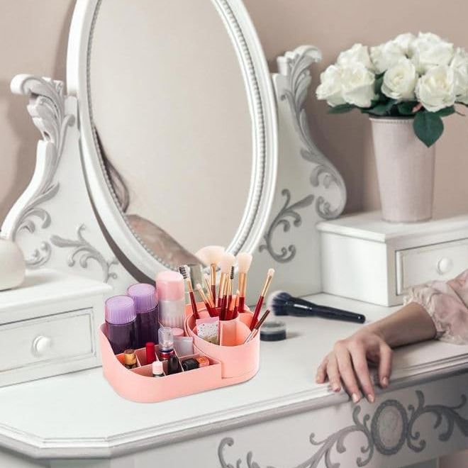 Multi Compartment Plastic Desk Organiser