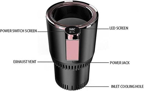 Car Smart Hot and Cold Cup Cup Holder