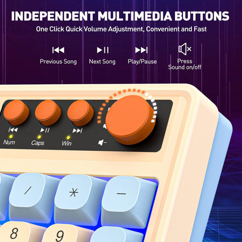 Volume Adjusting Wired Keyboard