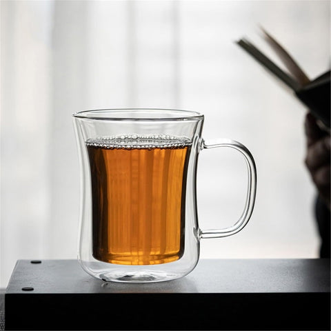 Premium Double Wall Glass Mug (200ml)(Each)