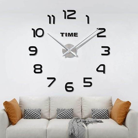 DIY Modern 3D Wall Clock (Glow In The Dark)