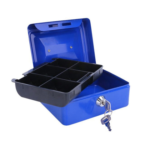 Metal Cash Box (Small)(15x12x7.8cm)