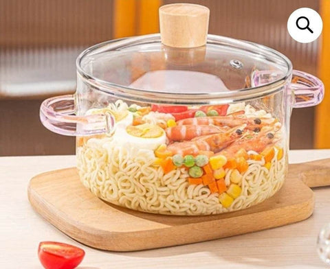 Clear Heat-Resistant Glass Simmer Pot (2.6L)