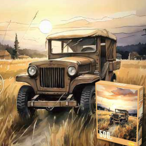 Designed Puzzle (500pcs)(Car)(508x360mm)