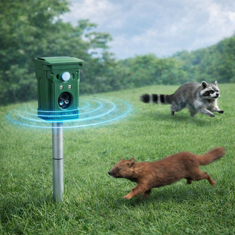 Solar Powered Animal Repellent