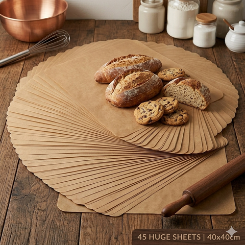 Non Stick Baking Parchment Paper (45 pcs)