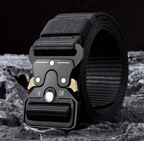 Multifunctional Military Nylon Belt (Black)