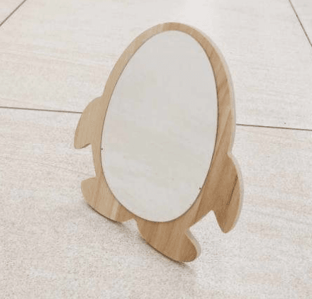 Dresser Mirror (Penguin)(19.5x13cm) - DMC Wholesale