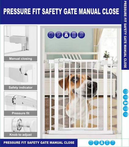 Pet And Baby Safety Gate (72x5x83.5 cm)