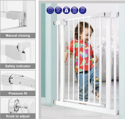 Pet And Baby Safety Gate (72x5x83.5 cm)