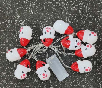 Clown Santa Battery Operated String Lights (10L)(2M)