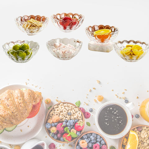 Glass Bowl Set (400ml)(6 pcs)