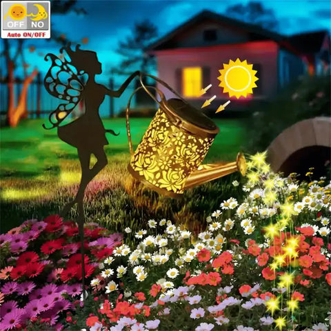 Fairy Solar Watering Can Light