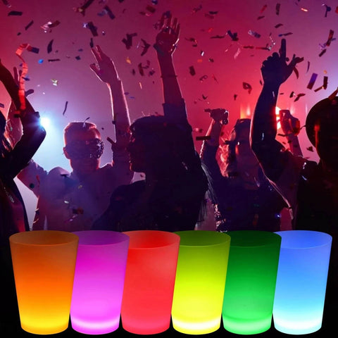 Automatic Flashing Drinking Glasses (350ml)(6 pcs)