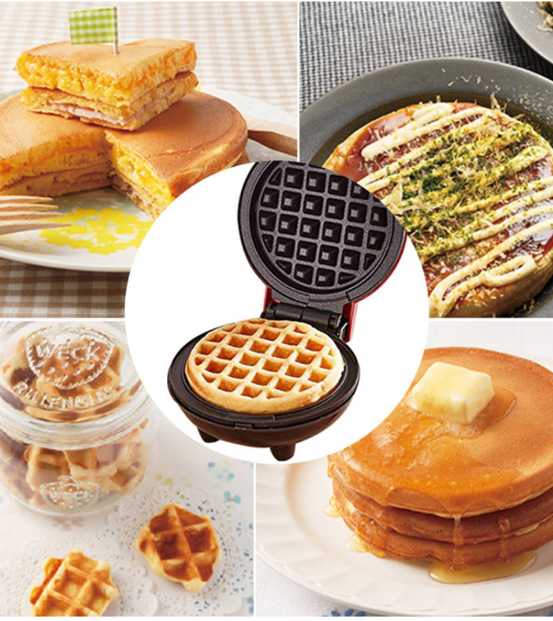 Compact Non‑Stick Mini Waffle Maker