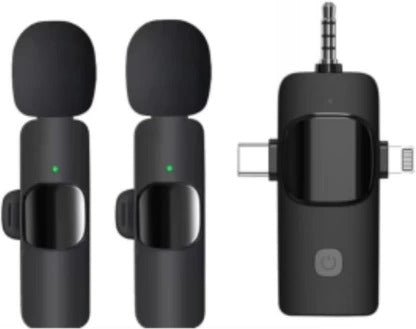 3In1 Wireless Lapel Mobile Phones Microphone