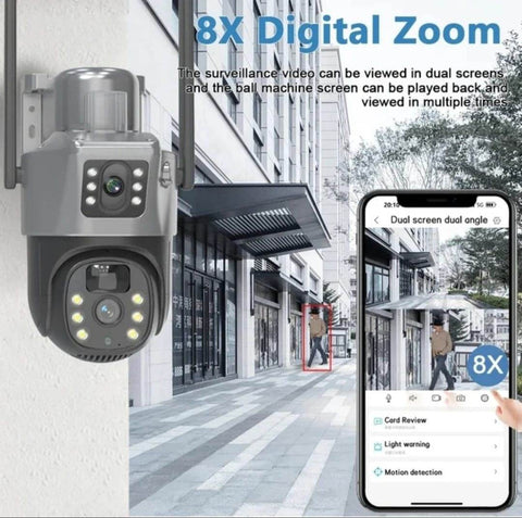 Dual Lens Solar Camera (WiFi)