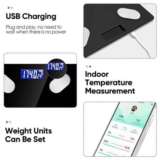 Wireless Bathroom Scale KOS-17015