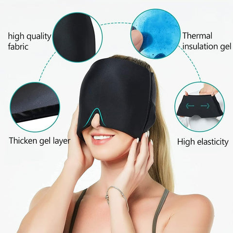 Reusable Cold Hot Therapy Migraine Relief Cap