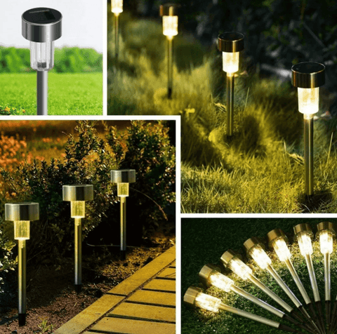 LED Solar Lamp Set (10 pcs)