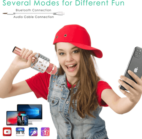 5in1 Wireless Karaoke Microphone