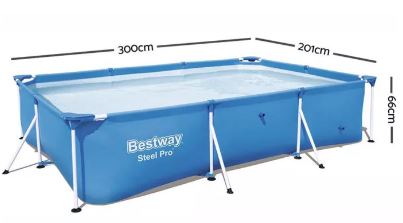 High Quality Portable Swimming Pool (3m x 2m x 66cm)