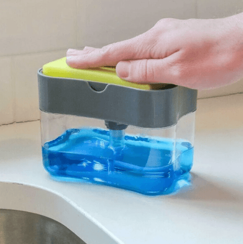 Soap Dispenser and Sponge Caddy
