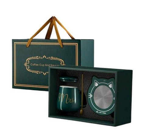 Cat Coffee Cup Warmer Set - Alt View