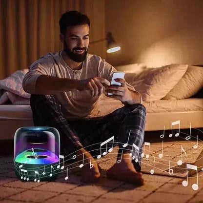 Mini Portable Wireless Bluetooth Speaker with Light - DMC Wholesale