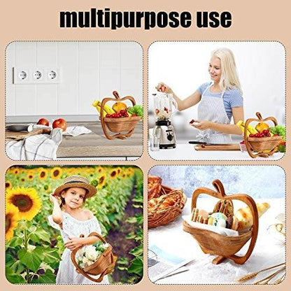 Collapsible Bamboo Fruit Basket - DMC Wholesale