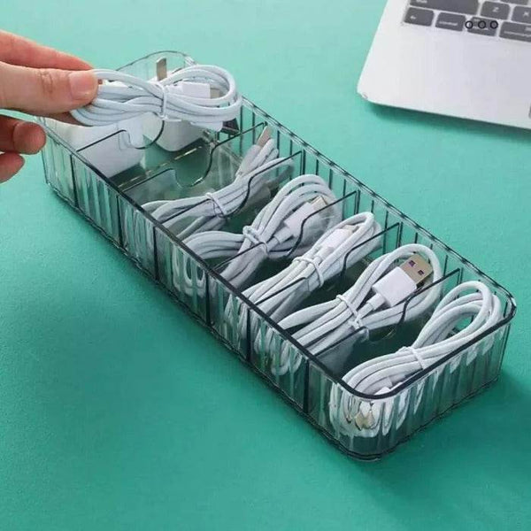 Data Cable Storage Box (Grey)