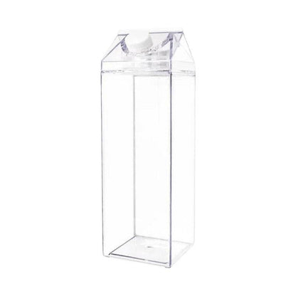 Acrylic Milk Carton Bottle ((1L) - DMC Wholesale