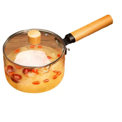 Premium Clear Glass Saucepan Handle And Lid (1.8L)(Each)