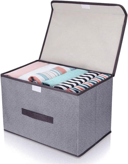 Folding Non-Woven Storage Box With Handle Set (2 pcs)