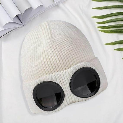 Unisex Knitted Beanie With Glasses - DMC Wholesale
