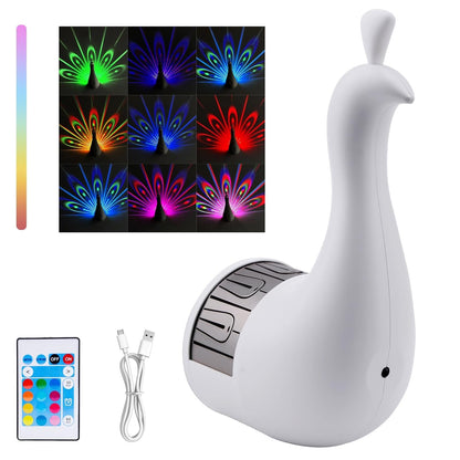 Peacock Projection Lamp