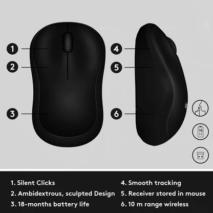 Wireless USB Mouse with Scroll Roller