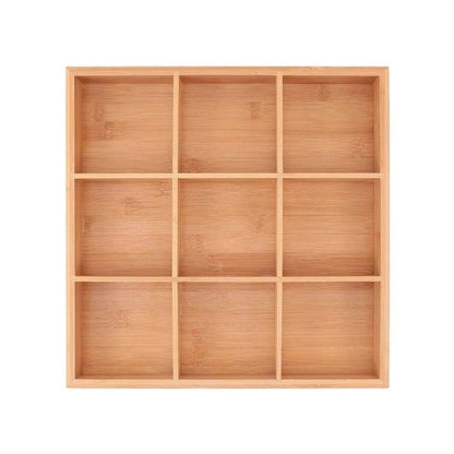 Universal Wooden Organiser (9 Compartment) - DMC Wholesale