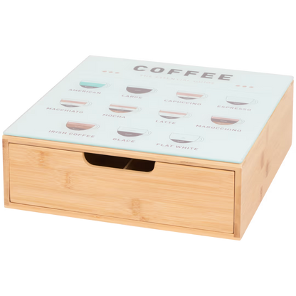 Wooden Coffee Storage Box